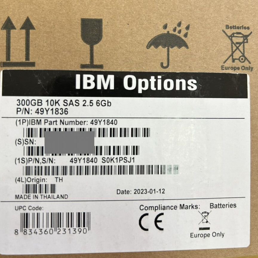 [49Y1836] Жесткий Диск Ibm 300gb 49y1839 49y1840 49y1836