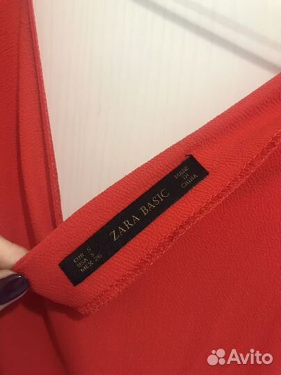 Комбинезон женский красный zara s