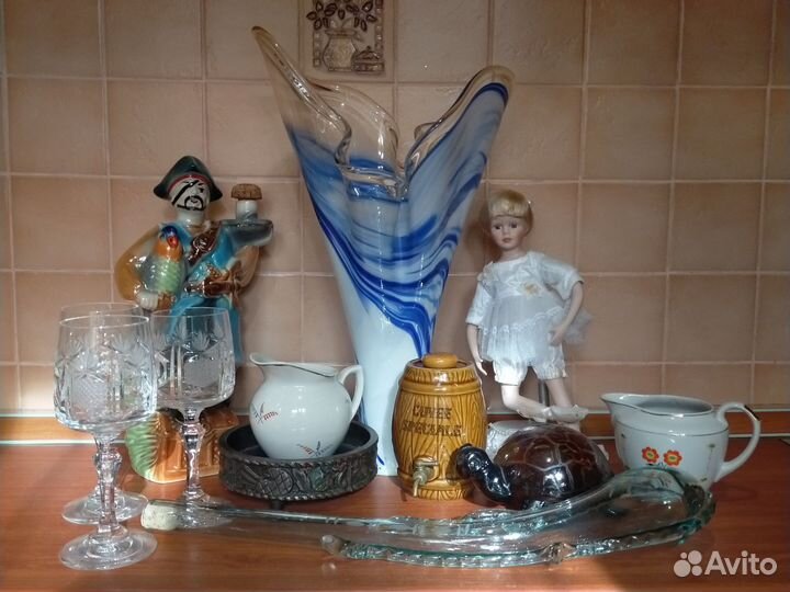 Фужеры,вазы,штоф.ссср