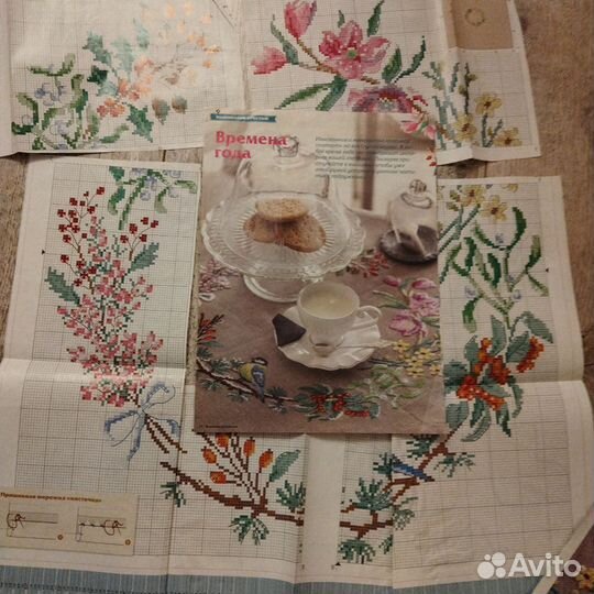 Схема вышивки Времена года