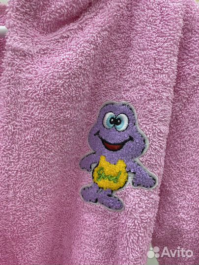 Халат махровый для девочки