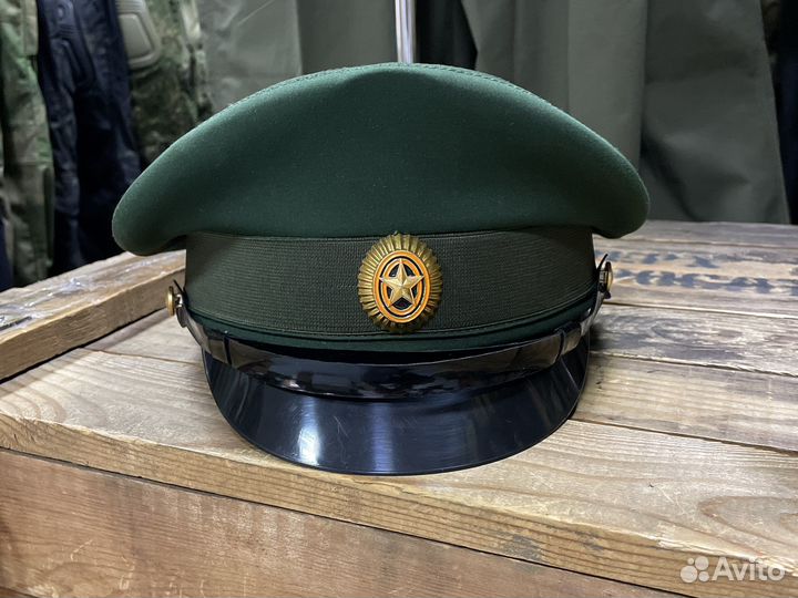 Фуражка офисная зеленая