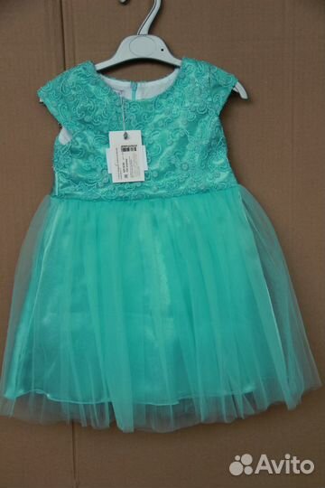 Детское нарядное платье новое 104-110