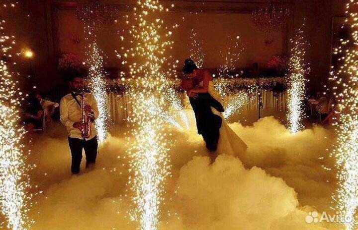 Холодные фонтаны и вертушки