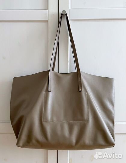 Massimo Dutti кожанная сумка шопер