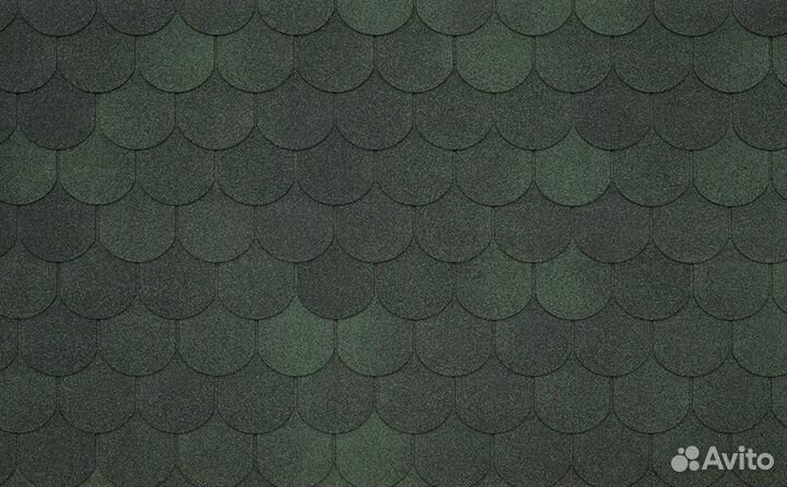 Гибкая черепица tegola comfort, assisi, Verde 473