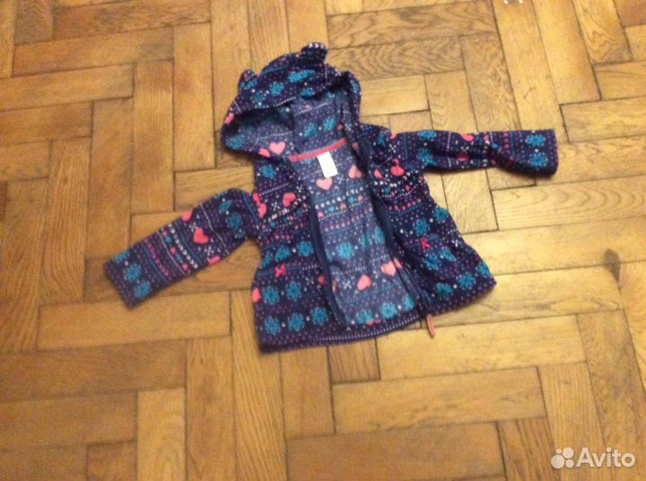 Толстовка для девочки флисовая