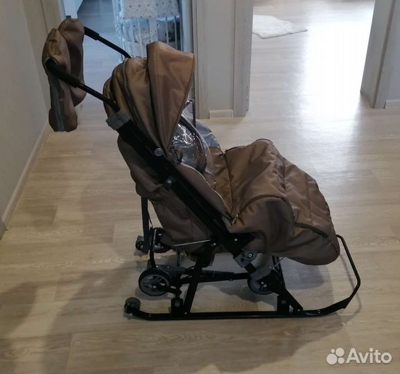 Детские санки коляска новые