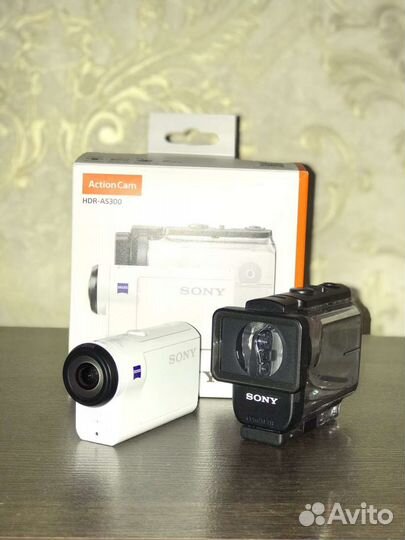 Экшн камера sony hdr as300