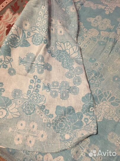 Скатерти и полотенца лен СССР