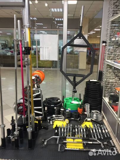 Гантели наборные, штанга 50 кг, набор гантелей