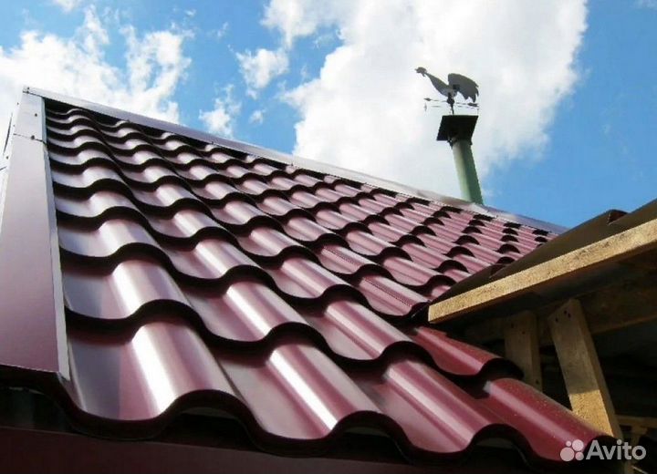 Металлочерепица. Фальцевая кровля