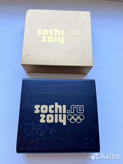Футляр для золотой монеты олимпиада сочи 2014