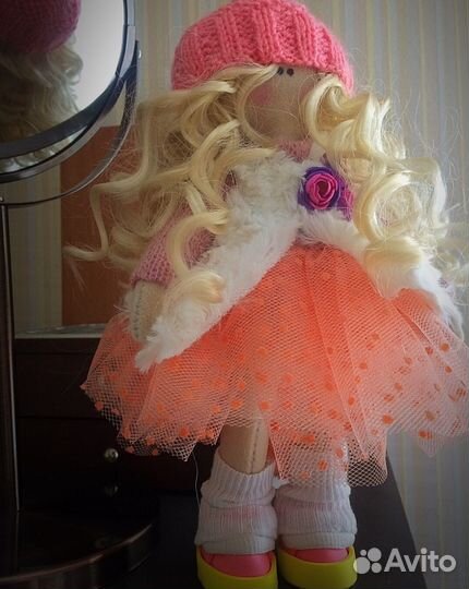 Интерьерная кукла, ручная работа