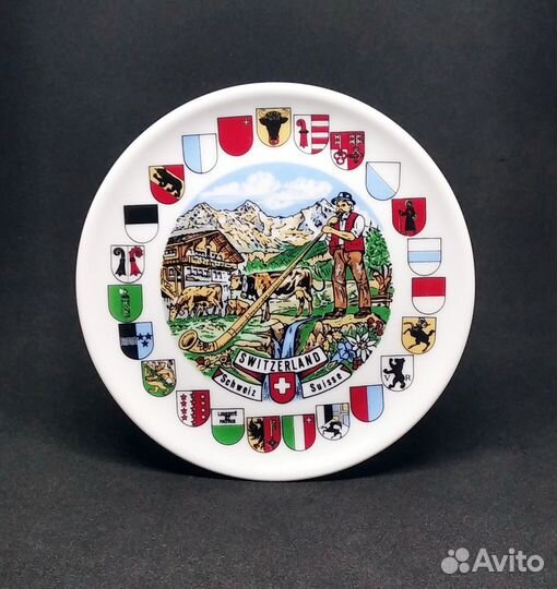 Швейцария блюдечко декоративное