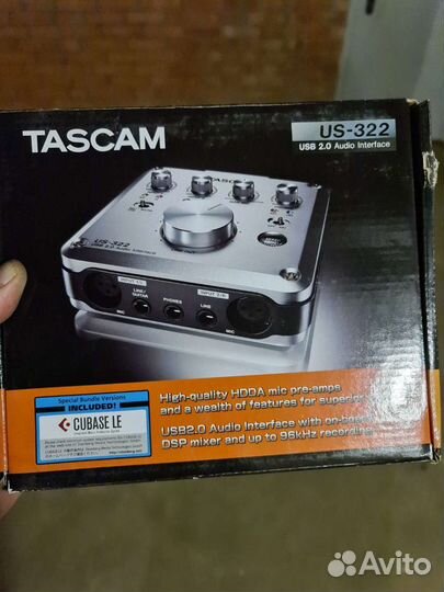 Внешняя аудиокарта Tascam US-322