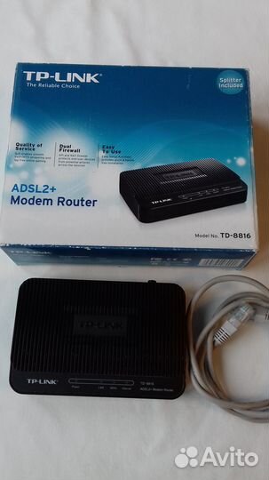 Модем роутер adsl2+ TD-8816