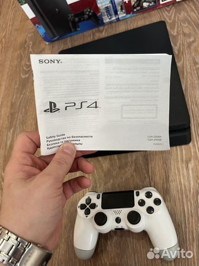 Ps4 slim 2tb/ 400 игр