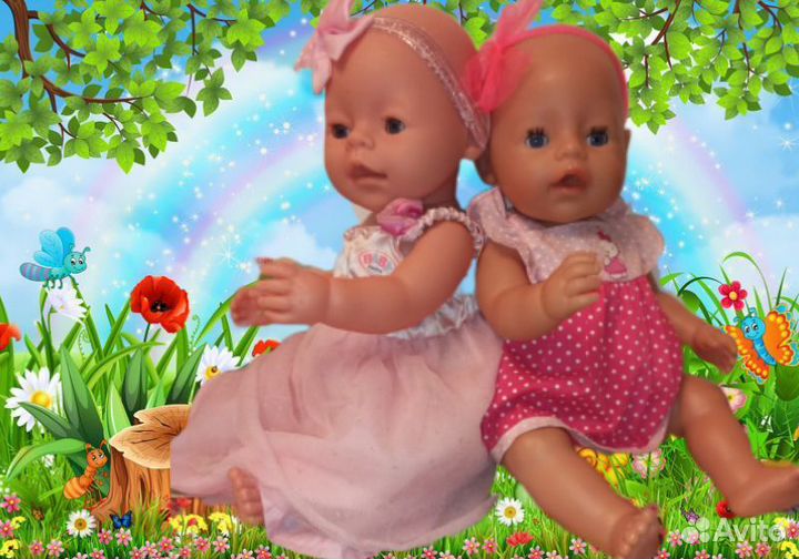 Куклы пупсы-аналоги Беби бона рост 40см от