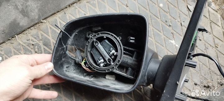 Renault logan 2 левое зеркало заднего вида