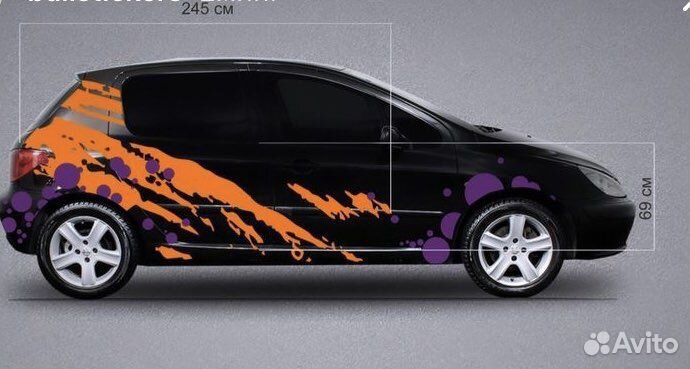 Наклейка на автомобиль
