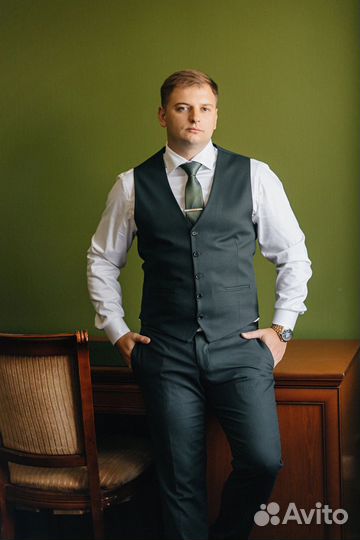 Мужской свадебный костюм 54