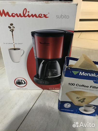 Кофеварка капельная moulinex