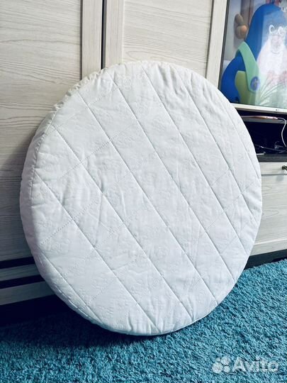 Матрас детский круглый 75 75+наволочки