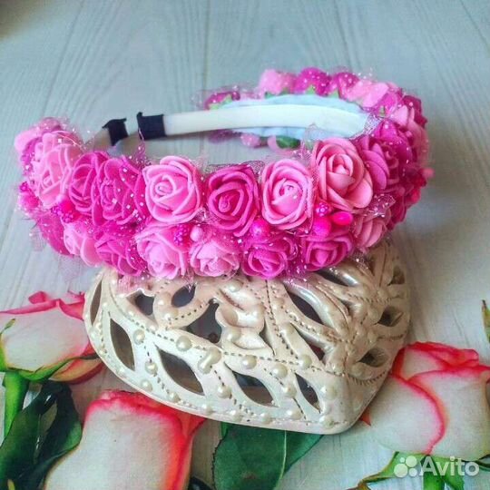 Ободки из роз