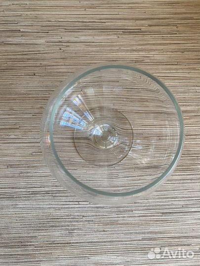 Аквариум для рыб 2 литра, стеклянная ваза, бокал