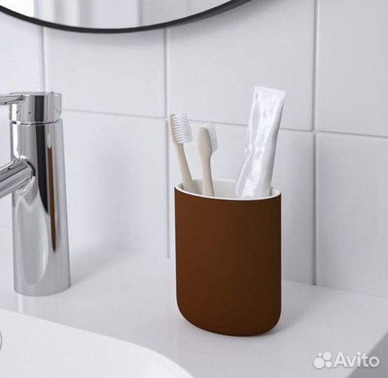 Стакан для зубных щеток IKEA ekoln