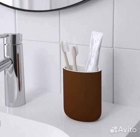 Стакан для зубных щеток IKEA ekoln