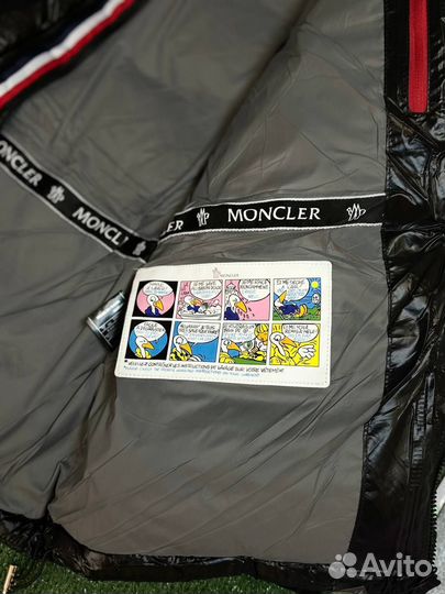 Пуховик moncler maya глянцевый