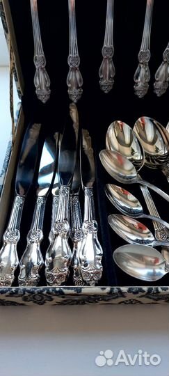 Набор столовых приборов мельхиор