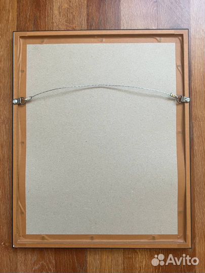 Картина акварель волейбол спорт мужчина