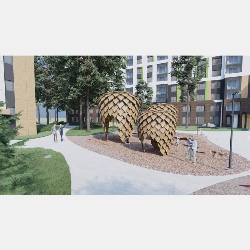1-к. квартира, 61,7 м², 14/17 эт.