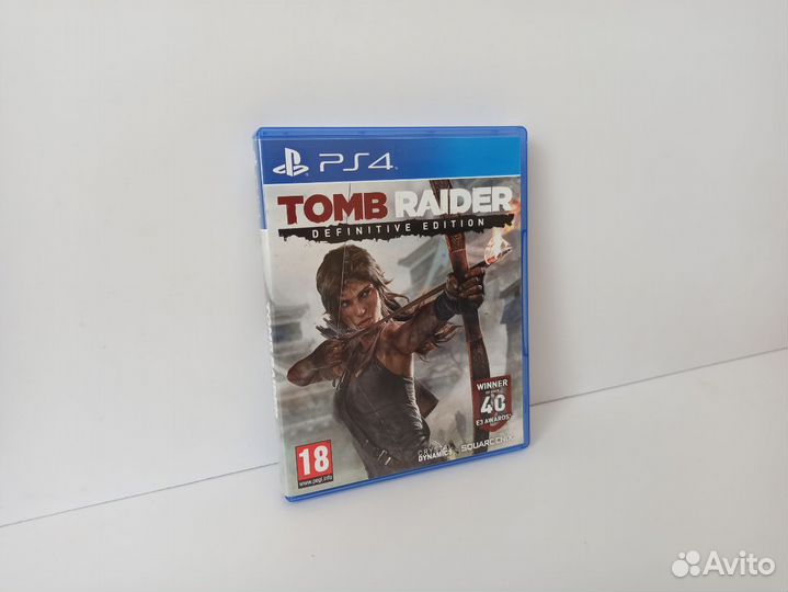 Tomb Raider: Definitive Edition диск для PS4