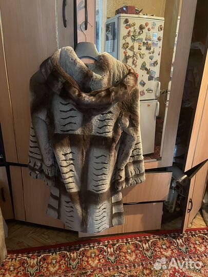 Шуба из стриженного бобра