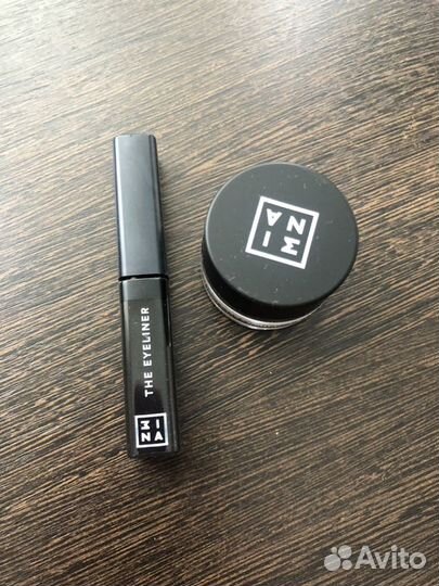 Подводка, жидкие тени мина