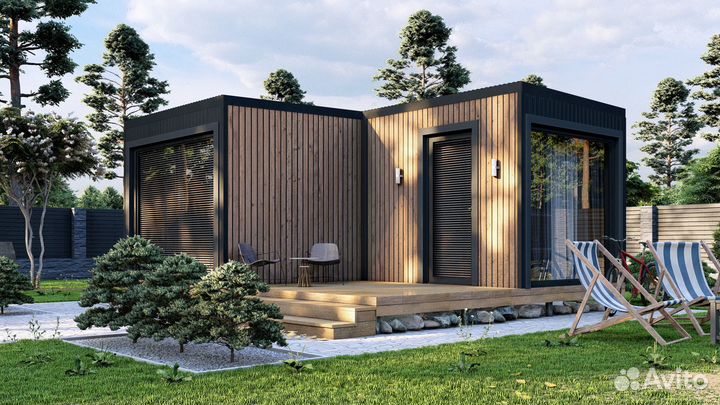 3D визуализация экстерьера домов, бань, беседок