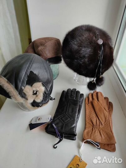 Шапки, берет перчатки зимние женские