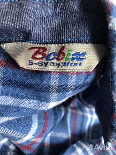 Рубашка в клетку для мальчика