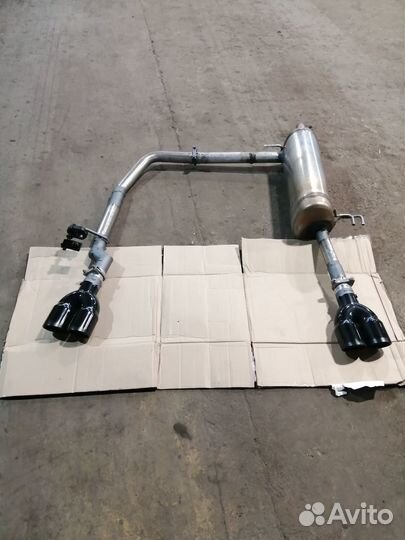 Глушитель раздвоеный Hyundai Solaris