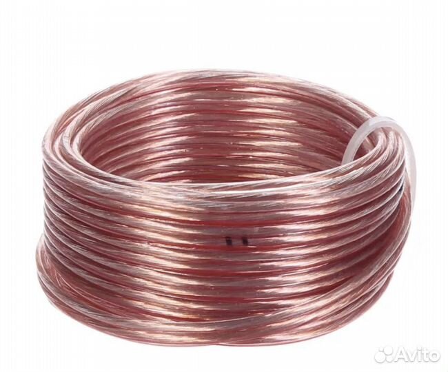 Аудио-кабель Hi-Fi 2х0.75 5 м медь