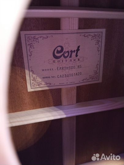 Акустическая гитара Cort Earth100 NS