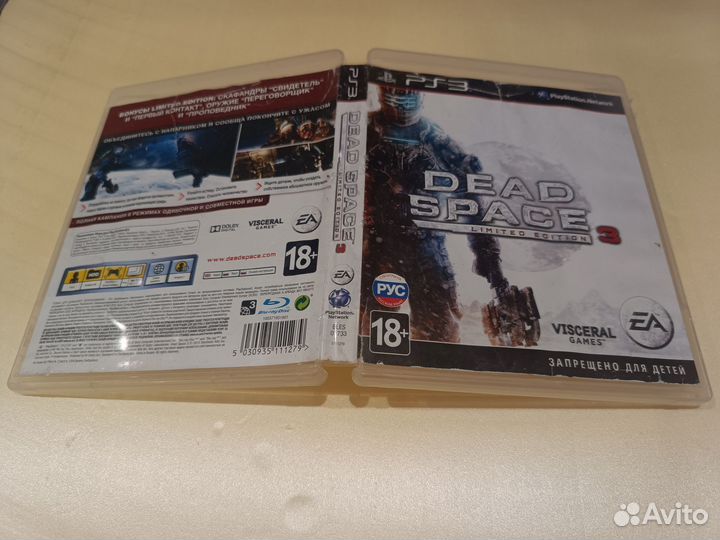 Dead Space 3 (ps3) Пустая коробка от диска