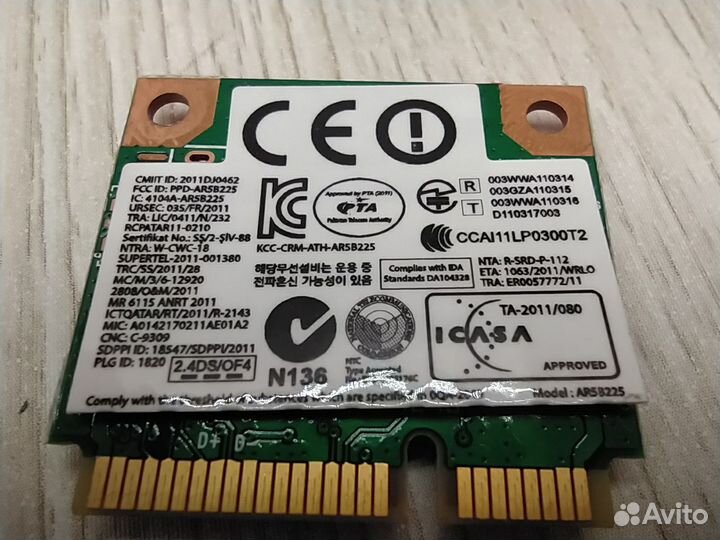 Wi-Fi модуль Samsung NP350V5C оригинал