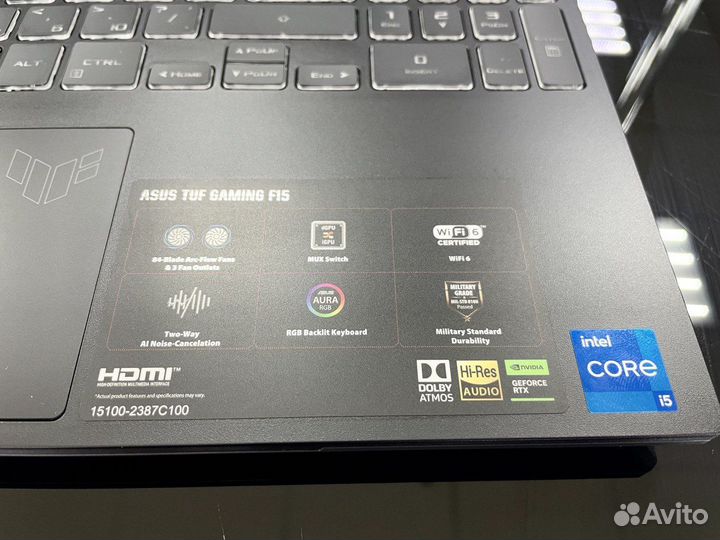 Игровой Asus i5-12500H/DDR4-16Gb/512Gb/RTX 3050