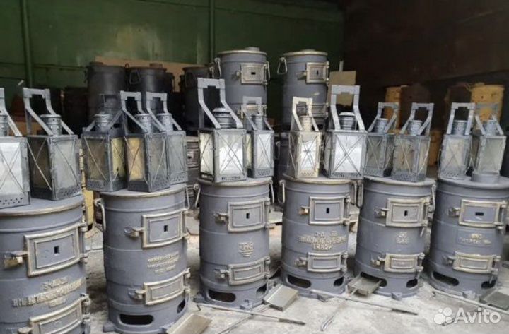 Печь отопительная, Печь под казан чугунная