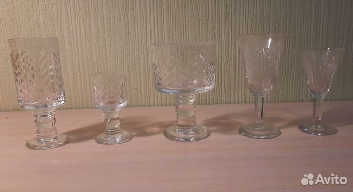 Наборы рюмок Зима и Паникановский